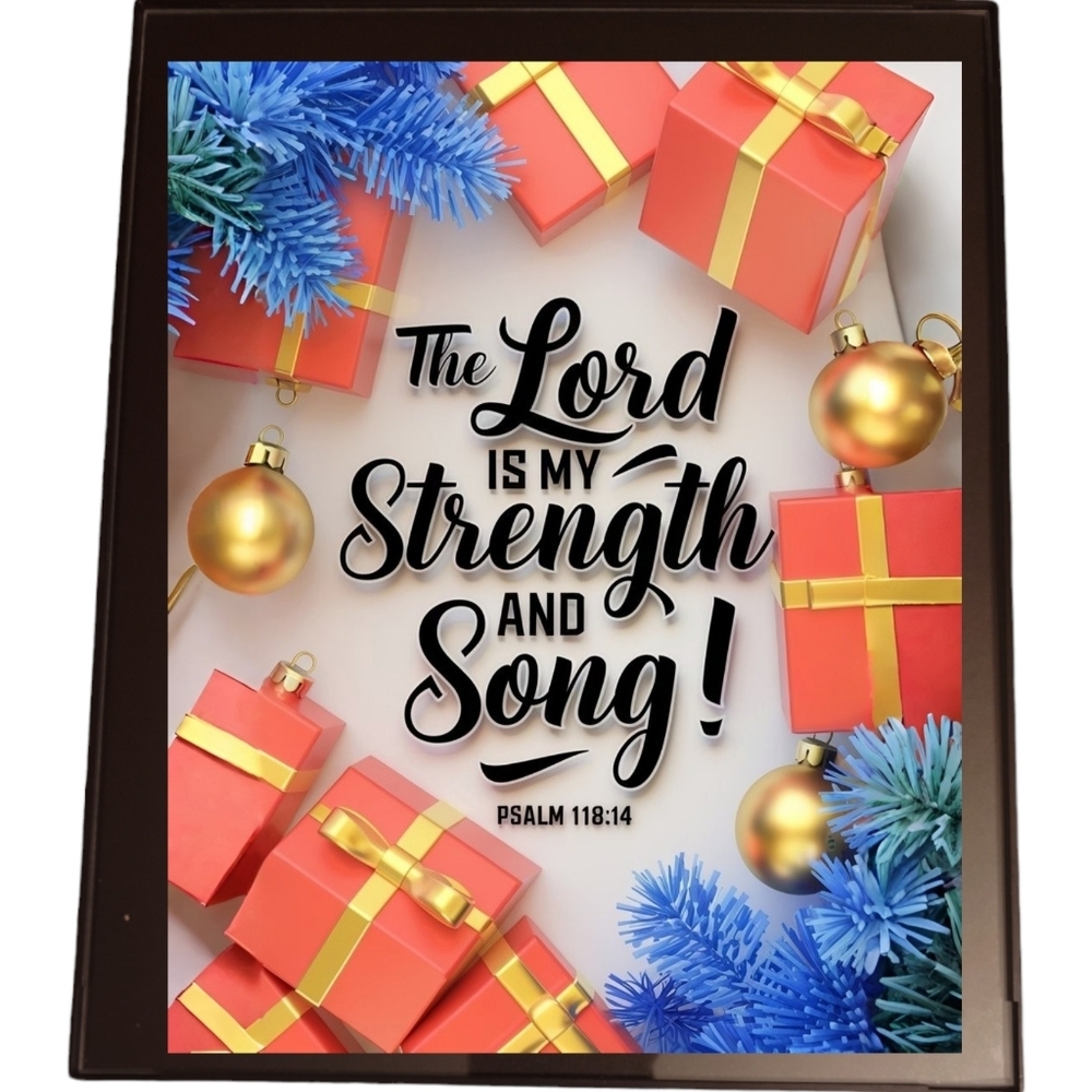 The Lord Is My Strength In AFrame 8x10  AI Art Print